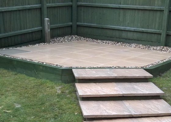 Garden building base example