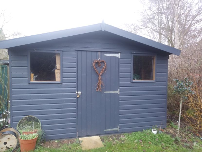 Optional opaque woodstain finish